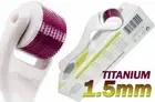 TMT Derma Roller White 1.5mm Anti-aging, Wrinkles, Acne, Beard, Hair (540 Pins)