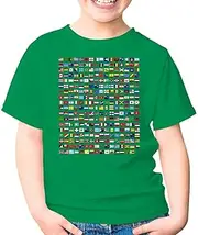 [Generic] Flags of The Countries of The World 287 Flag International Pride Unisex Kids Shirt Gift Boy Girl