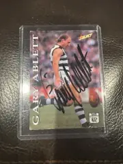 Personally Signed Gary Ablett Senior 1995 Select Card #49/250 with a coa