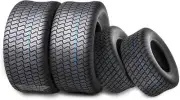 Set 4 WANDA Lawn Mower Turf Tires 15x6-6 Front & 20x8-10 Rear /4PR -13016/13039