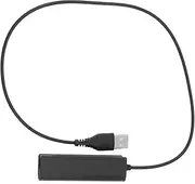 HOMOBABE Female to USB Headset Adapter Cable for Computer Laptop Lightweight Converter for Telephony Use Compatible with Analog Headphones Easy to Carry and Store