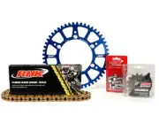 Yamaha YZ450F 2003 - 2020 13T/52T RHK O-Ring Chain & Blue Alloy Sprocket Kit