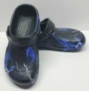 Crocs Bistro Graphic Clog Unisex Work shoes | safety Shoe-NEW-Lightning M4/W6