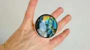 Oversized Labradorite Cocktail Ring. Adjustable. Handmade. Sterling Silver. 4010