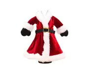 Christmas red wine cover Christmas dress wine bottle cover Christmas skirt wine bottle decoration creative red wine bag