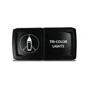 CH4X4 Marine Rocker Switch V2 Tri-Color Lights Symbol