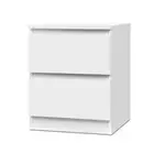 Bedside Table Cabinet Lamp Side Tables Drawers Nightstand Unit White