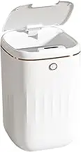 Automatic Trash Can, 20L Touchless Smart Garbage Can Battery Powered with Lid, PP Modern Automatic Trash Bin for Kitchen Bedroom Bathroom (White)