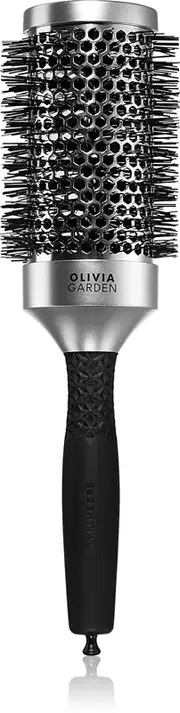 Olivia Garden Essential Blowout Classic Silver - 55 mm hair styling brush