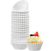 500Pcs Mini Cupcake Liners Paper Cup Cake Baking Cup Muffin Cases Wrappers White