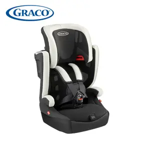 【Graco】 AirPop 2-12歲嬰幼兒成長型輔助汽車安全座椅 安全帶版(白武士/鐵騎兵)