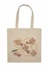 Shopping Tote Bag - On Walkabout Ochre By Karen Taylor