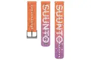 Suunto 22mm Athletic 6 Silicone Strap - Powder Orange (S+M)