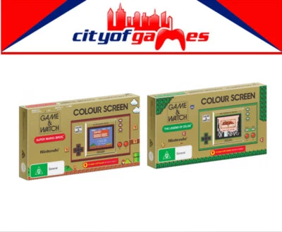 Nintendo Game & Watch Super Mario Bros & The Legend of Zelda Bundle Brand New