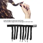 Heatless Curling Rod Headband Roller Curler Hair Curl Ribbon Set Kit For Hom EUJ