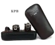 BOON sports Flat Kick pads Buckle KPB Genuine Leather Training MuayThai MMA K1