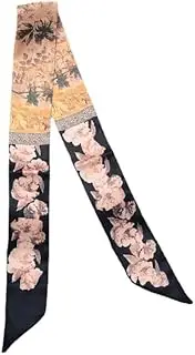 [ARYU] Gardenia Spring Silk Scarf Hair Band Female Fashionable Hundred Decorative Head Scarf Hair Accessories Thin Long Silk Scarf Stewardess Small Neck Scarf