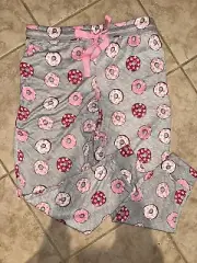 Jaclyn Intimates Donuts PJ Pajamas Bottoms Sleep Lounge Pants Super Soft