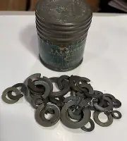 Vintage S.A.E. Standard Lock Washer Assortment in Original Tin
