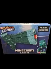 Minecraft Glow Squid Nerf Super Soaker Water Blaster