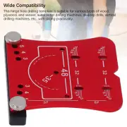 35mm Aluminum Alloy Hinge Drilling Guide Locator for Cabinet Door Woodworking