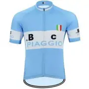 BC Piaggio Cycling Jersey mens Cycling Short Sleeve Jersey Bicycle Jersey Retro