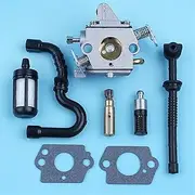 Carburetor Oil Pump Fuel Oil Line Filter For STIHL MS170 MS180 017 018 MS 170 180 Replace Zama C1Q-S57B w/Carb Gaskets