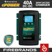 ENERDRIVE EN3DC40+ 40A 12V DC Vehicle Battery Charger MPPT Solar EPOWER Dual Aux