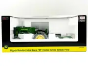 1/16 John Deere M Tractor With 2 Bottom Plow