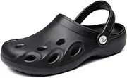 [HYDLONGR] Women's Summer Light Weight Breathable Quick-Drying flat Garden Sandals Beach Slippers Clogs Mules Shoes