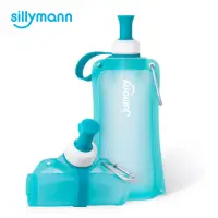 在飛比找momo購物網優惠-【sillymann】100%簡約便攜捲式鉑金矽膠水瓶-55