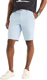 [Nautica] Men's Cotton Twill Flat Front Chino Short