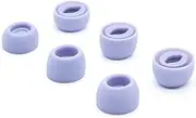 [Adhiper] Compatible with Samsung Galaxy Buds Pro Earbuds/Samsung SML Silicone Earbuds 3 Sizes - fits in The Charging case, Reduce Noise Silicone Earbuds (S/M/L,Purple)