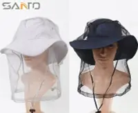 在飛比找樂天市場購物網優惠-又敗家@ Santo防蚊網防蚊套360度全防護防蚊罩蚊帳帽網