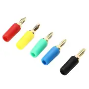 2.5mm Banana Plugs Brass Soldering Banana Connector For Speaker Wire Tool New
