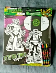 Nickelodeon TEENAGE MUTANT NINJA TURTLES Pop Out Friends & Crayons IT'S GO TIME