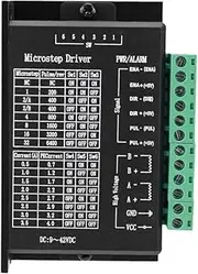 TB6600 Stepper Motor Controller DC9-40V Stepper Motor Controller 1 Axis 32 Segments for Nema 42/57/86 Stepper Motor