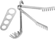 Stainless Steel Noodle Spoon Spaghetti Measuring Tool Pasta Measuring Device Metal Spaghetti Spoon Kitchen Necessities
