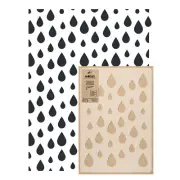 Reusable PLASTIC Wall STENCIL Template 25.6"x37.4" Allover DROPS