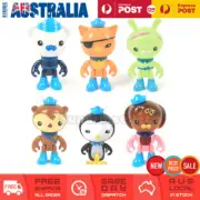 6x Octonauts Figures Toy Cake Topper Display Figurine Set Decoration Gift AU