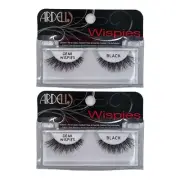 2 Pack Ardell Demi Wispies 1 Pair Feathered Lash w/ Invisiband False Lashes