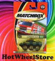 2000 Matchbox Blue BATTERING RAM POLICE Card #90 Fast Ship MB20-081724