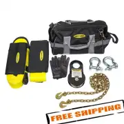 Smittybilt 2725 Winch Accessory Kit - Choker Chain / Recovery Strap / D-rings