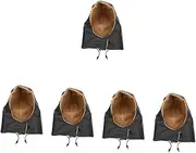 [OATIPHO] 5pcs Warm Hard Hat Liner Soft Comfortable Bump Cap Insert for Construction Workers