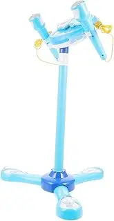 HONMEET Early Childhood Education Karaoke Microphone for Adjustable Stand Dual Microphone Design Interactive Singing Plaything Connectable to Mobile Devices