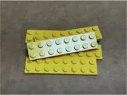 LEGO Parts - Yellow Plate 2 x 8 - No 3034 - QTY 5