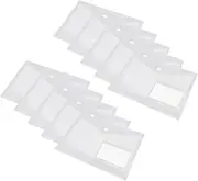 KALLORY Door Organizer 20pcs A5 Document Storage Drawers Snap Button File Bag for Office