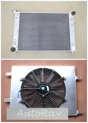 Aluminum Radiator and Shroud for Holden Commodore VN VG VP VR VS V6 3.8L 3 Row