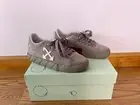 OFF-WHITE C/O Virgil Abloh womens sneakers size 7 Brand New In Box - NO ZIP TIE