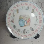 Vintage Wedgwood Peter Rabbit Alphabet 8" Porcelain Plate Frederick Warne 1992